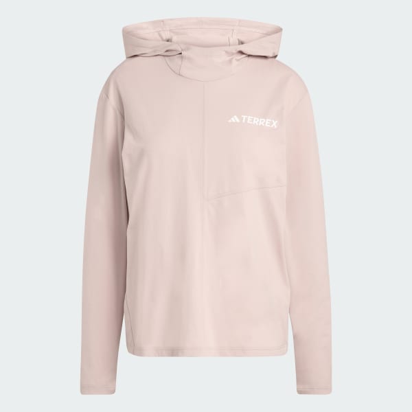 Brown Terrex Multi Climacool Hooded Long Sleeve Top