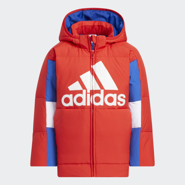 Baño Pelearse Microprocesador adidas Colourblock Down Jacket - Red | adidas Finland