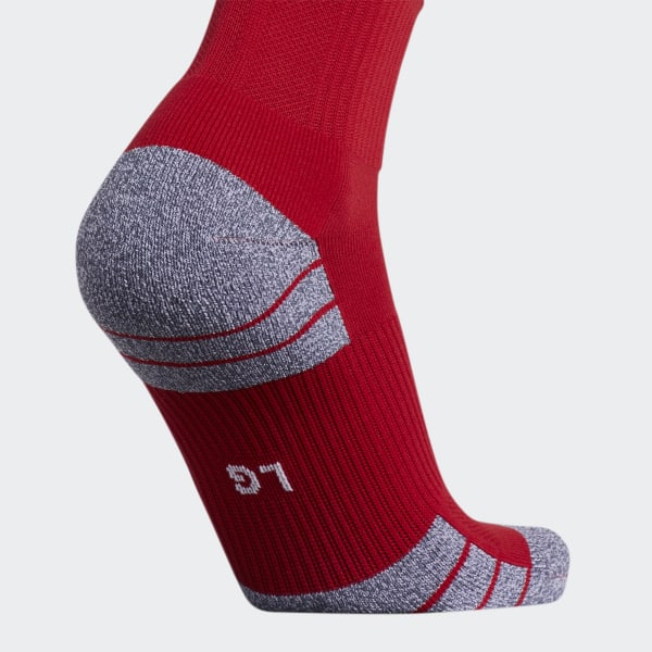 Red 3-Stripes Hoop OTC Socks