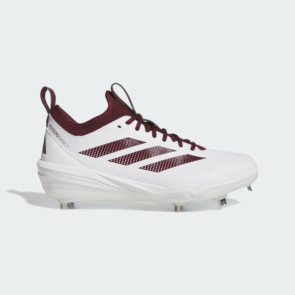 adidas Adizero Impact 2.0 baseball Cleats - White | Free Shipping