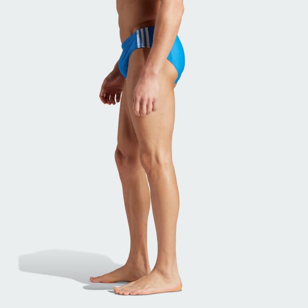 Niebieski Classic 3-Stripes Swim Trunks