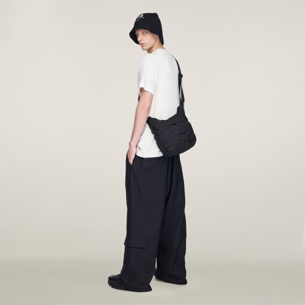 adidas Y-3 Cinch Shoulder Bag - Black | Free Shipping with