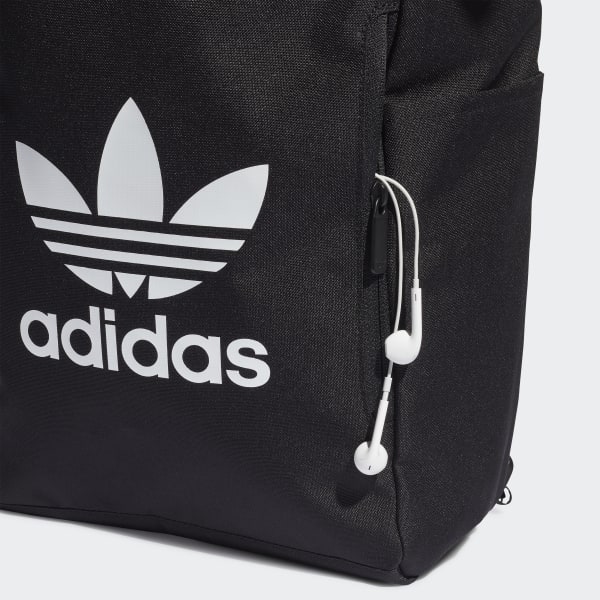 adidas Adicolor Classic Roll-Top Backpack - Black | adidas Canada