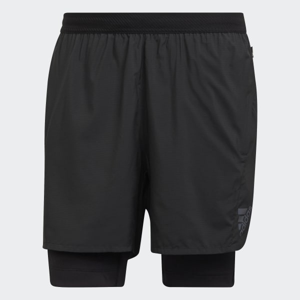 Μαύρο Adizero Two-in-One Shorts BL669