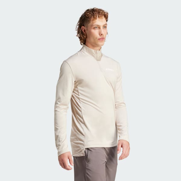 Beige Terrex Multi Half-Zip Long Sleeve Tee