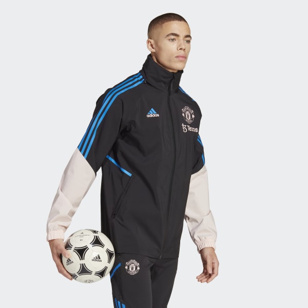 Svart Manchester United Condivo 22 Storm Jacket