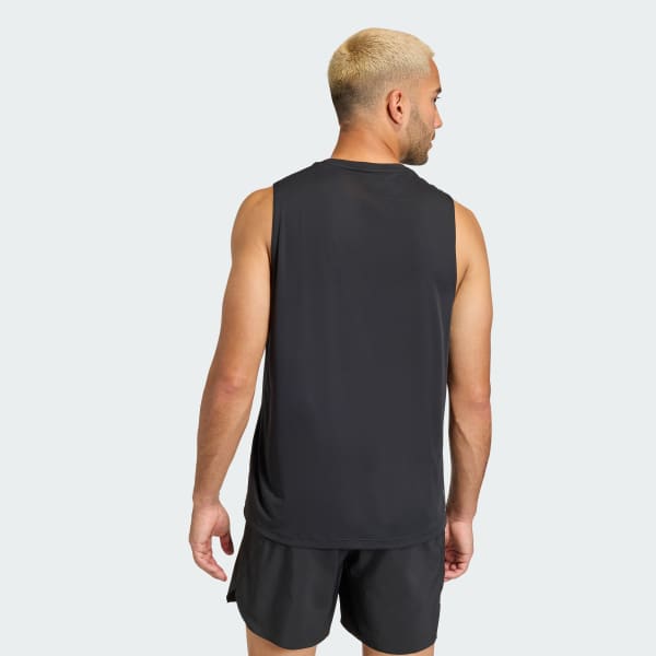 Đen Áo Tank Top adi365 Running Essentials