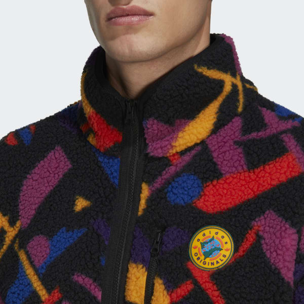 Mehrfarbig Wander Hour Full-Zip Printed Fleece Jacket EKL13