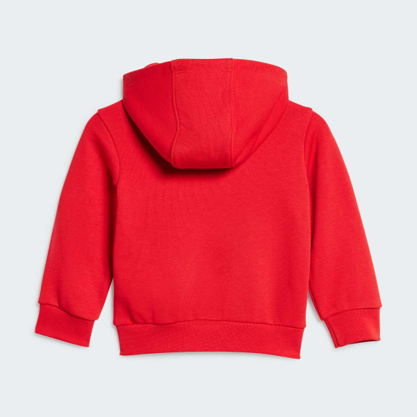 Ensemble adidas rouge enfant best sale