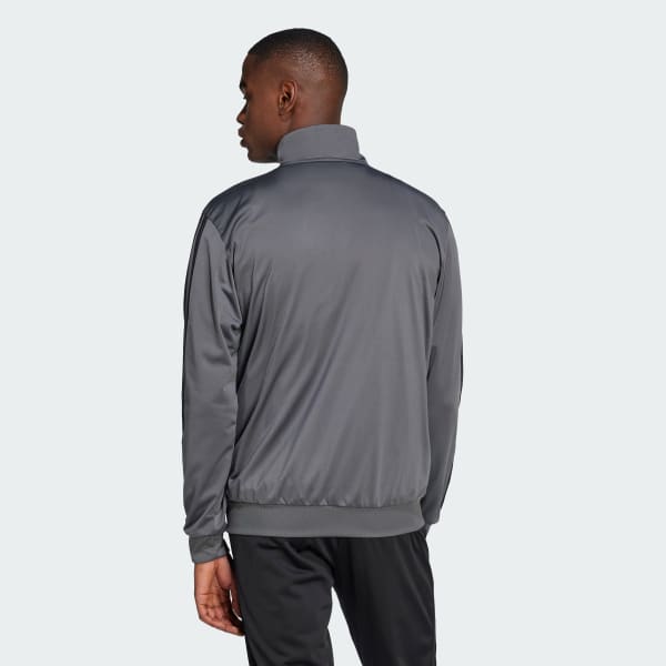 adidas 3-Stripes Tricot Regular Track Jacket - Grey | Free