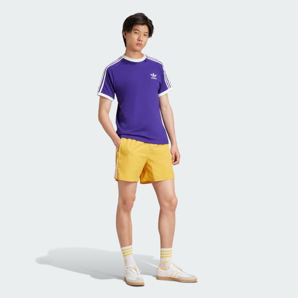 Lilla Adicolor Classics 3-Stripes T-skjorte