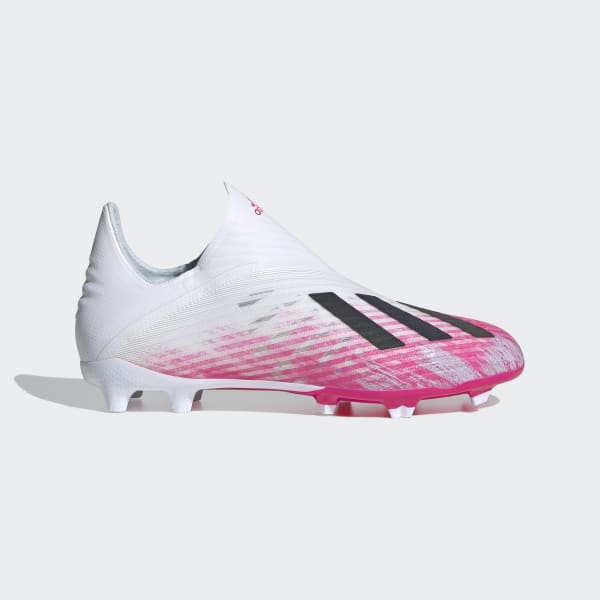 adidas X 19+ Firm Ground Cleats - White 