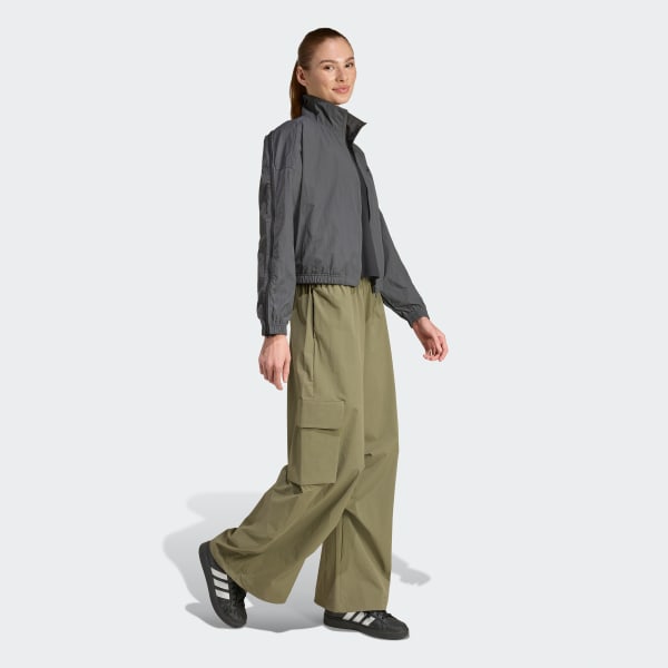 グレー City Techウーブン ジップ トラックトップ