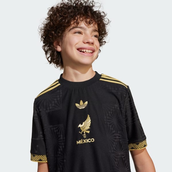 Mexico 25 Gold Jersey Kids