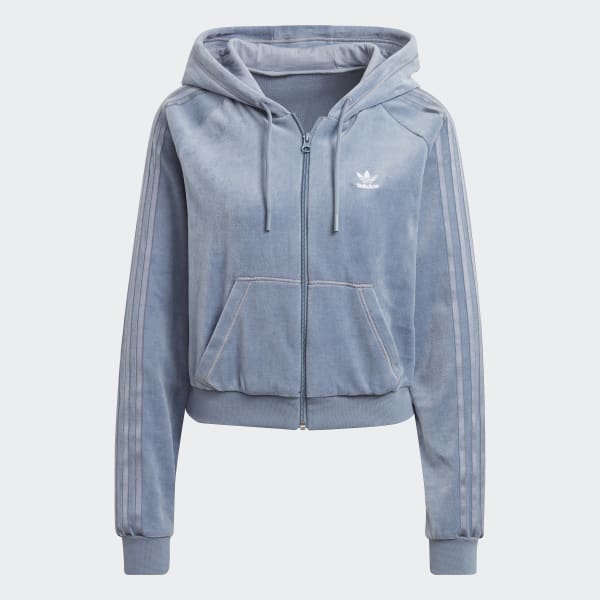 Adidas crop zip hoodie new arrivals