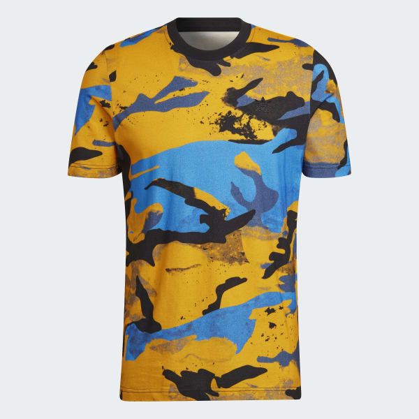 Geel Camo Series Allover Print T-shirt WH590
