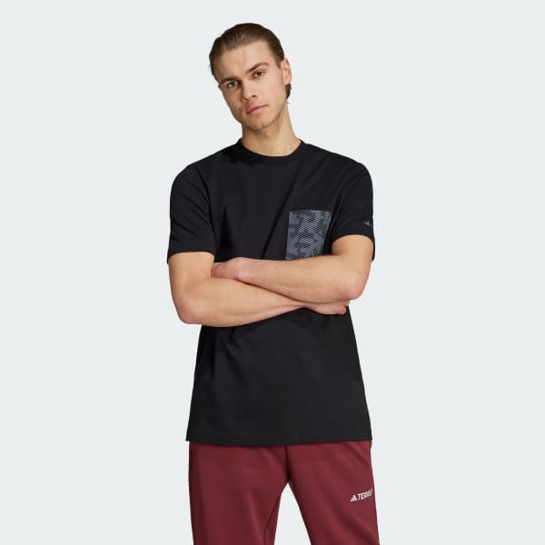 adidas Terrex Graphic Pocket Print Tee - Black | adidas Canada