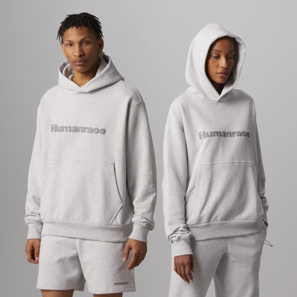 Grey Pharrell Williams Basics Hoodie (Gender Neutral) ZF401