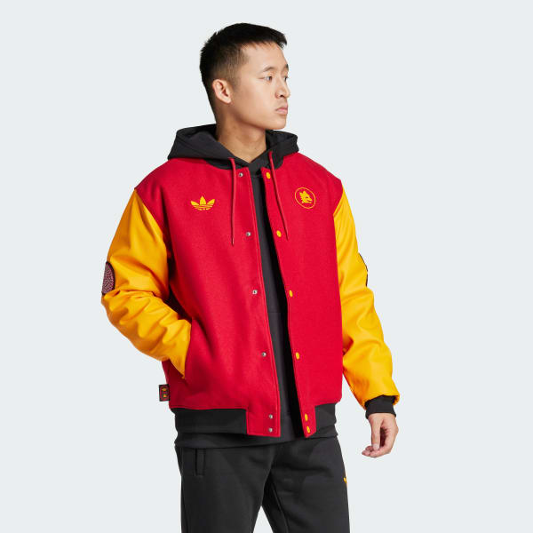 adidas AS Roma Graphic Jacket (Gender Neutral) - Burgundy
