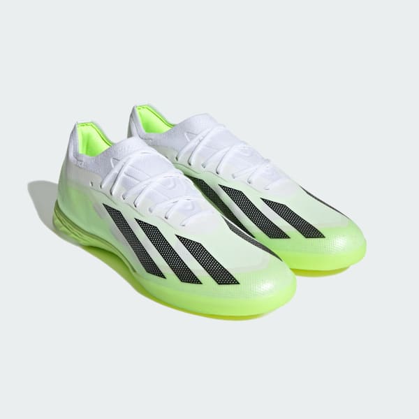 adidas X Crazyfast.1 Indoor Soccer Shoes - White | Unisex Soccer ...