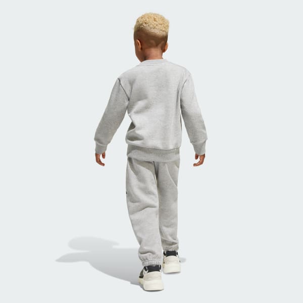 Gris Conjunto Buzo y pantalón Essentials Niños