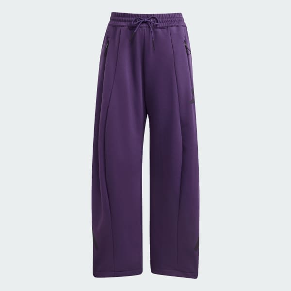 adidas Z.N.E. Open-Hem Pants - Purple | Free Shipping with adiClub