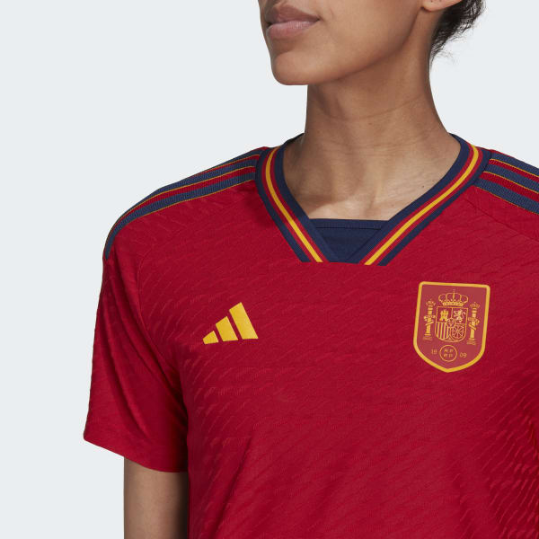 cervená Spain 22 Home Authentic Jersey MLA19