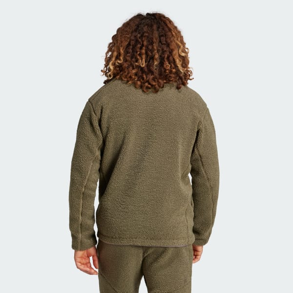 Zielony Bluza Terrex Xploric High Pile Fleece Pullover