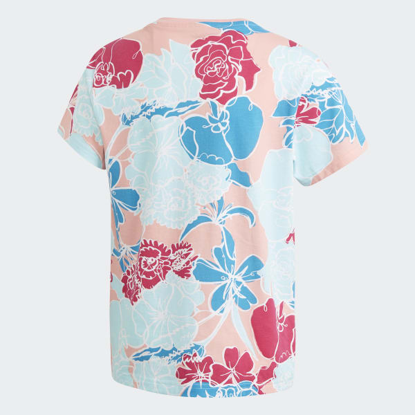 t shirt adidas fleur