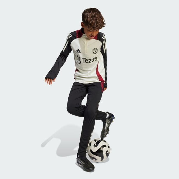 Μαύρο Manchester United Tiro 24 Training Pants Kids