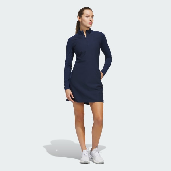 adidas Ultimate365 Long Sleeve Dress - Black | Free Shipping with
