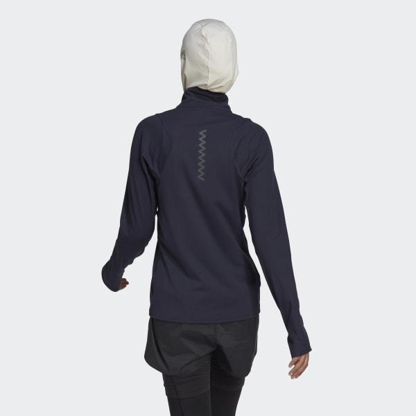 Blau Run Fast Half-Zip Longsleeve