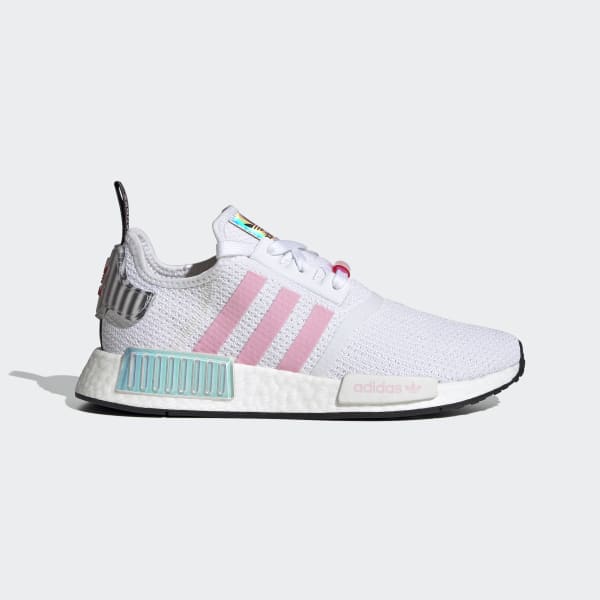 Adidas nmd womens shop white and pink