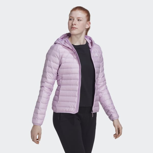 Violeta Campera de Plumas VARILITE Hooded