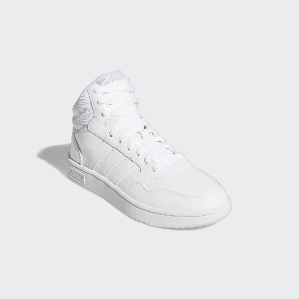 Adidas white hoops clearance