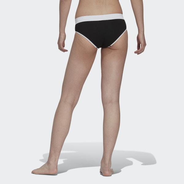 adidas Women's Seamless Hipster Underwear 3 Pack, Black with
