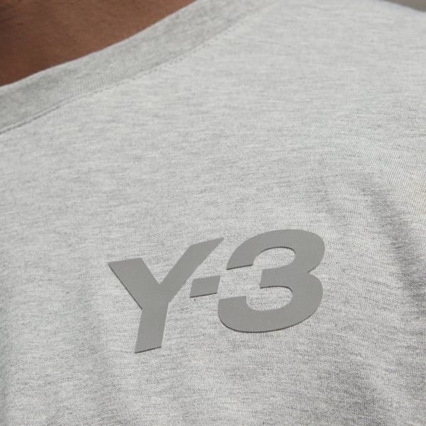 Grey Y-3 CL 로고 티셔츠 HBO64