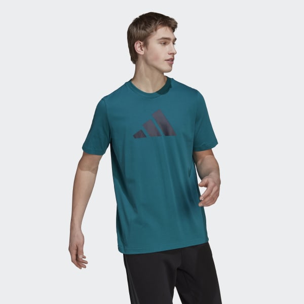 Turquoise Future Icons Logo Tee