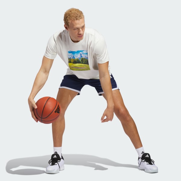 Beyaz Hoop Sanctuary Graphic Tişört