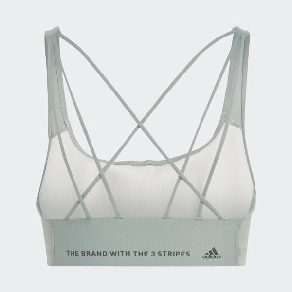 adidas CoreFlow Medium-Support Training Bra - Green