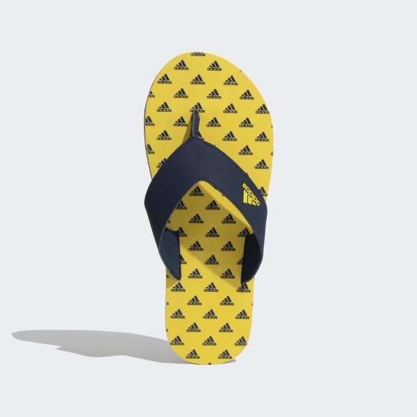 Yellow adidas flip sales flops