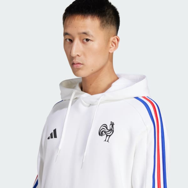 France Essentials 3 Stripes Hoodie