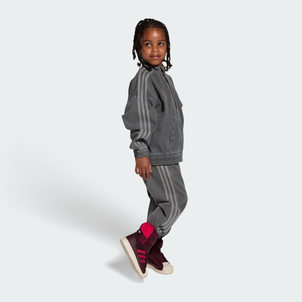 Bordowy Dziecięce buty adidas Originals Superstar 360 Winterized Boot