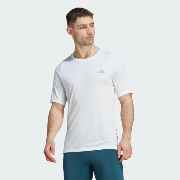 Λευκό Run Icons 3-Stripes Tee