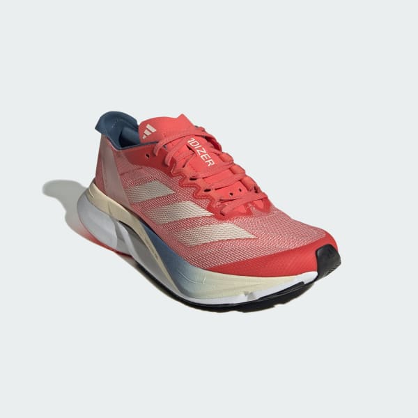 adidas Adizero Boston 12 Boston Marathon Running Shoe - Red | Women's ...