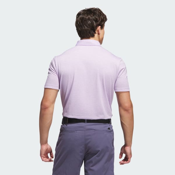 Purple Go-to Rise Print Polo Shirt