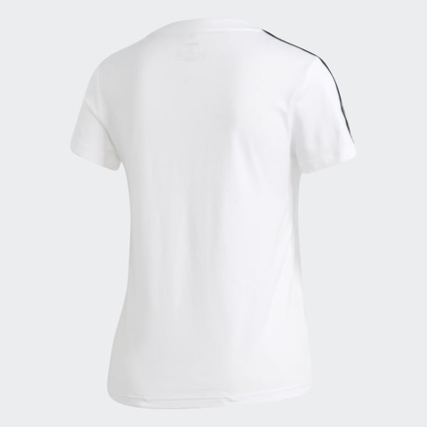 Bianco T-shirt Essentials 3-Stripes