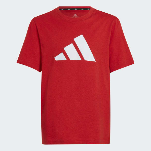 Permitirse Frente al mar Punto Camiseta Future Icons Logo 3 bandas - Rojo adidas | adidas España