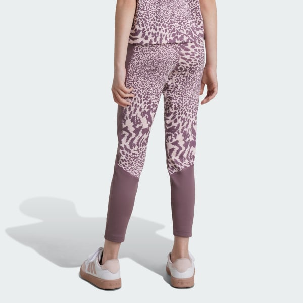 Pink Optime 7/8 Leggings Kids