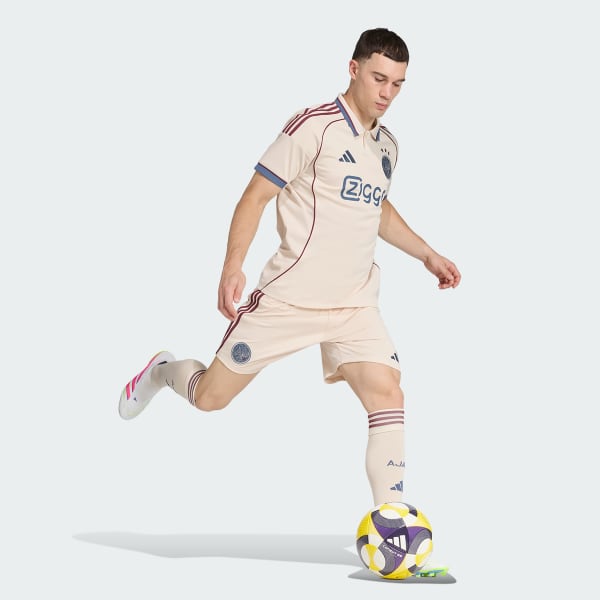 Beige Ajax 25/26 Ausweichshorts